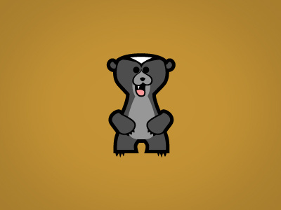SSQ Honeybadger animal character character design honeybadger illustration iwearyourshirt vector