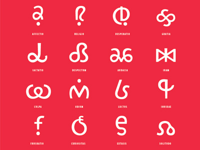 Symbols punctuation symbols typography