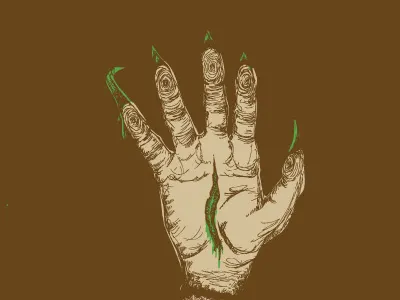 The Collector crypt keeper demon demon knight hand horror illustration monsters movie poster stars tales from the crypt