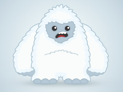 Yeti Character character illustration vector yeti