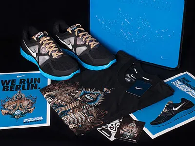 NIKE X Mike Friedrich apparel berlin design illustration marathon mike friedrich nike running sneaker t shirt