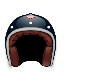 Helmet Icon blue classic helmet icon motorcycle retro wip