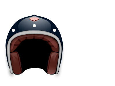 Helmet Icon blue classic helmet icon motorcycle retro wip