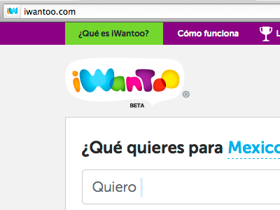 iWantoo home hint iwantoo social network ui