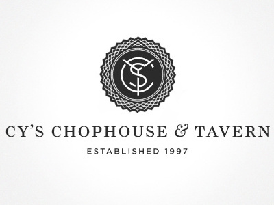 Cy's Chophouse & Tavern brand identity kyle poff logo restaurant