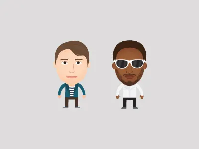 Miniature Tiger Avatars illustration indie miniature tiger music turntablefm