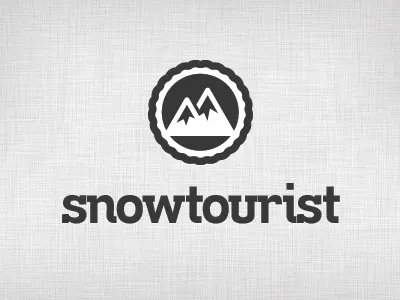 Snowtourist new logo play icon logo surf