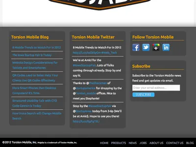 Fat Footer footer website