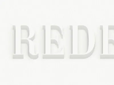 REDE ambroise css fittext grey white