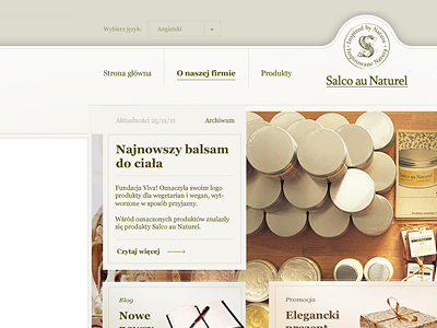 Salco au Naturel beauty cosmetics dreammaker laskosz laskosz.pl nature spa webdesign website