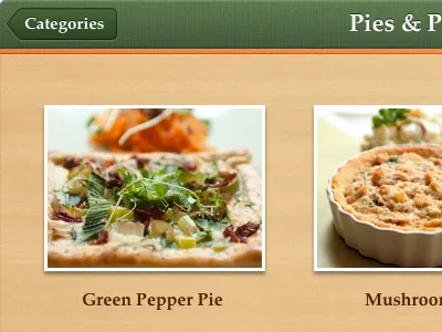 Pies & Pizzas Category back cooking food header pie texture vegetarian wood