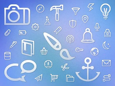 Lino Icon Set — For Sale Now fine goods icon set icons lino