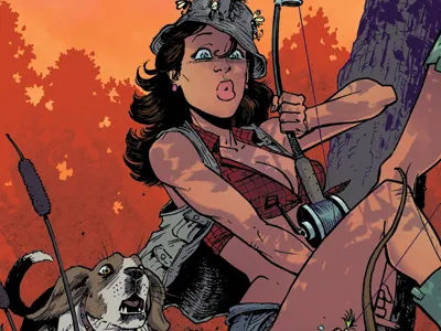 Monsters and Dames with Tony Moore color comics illustration monster sports