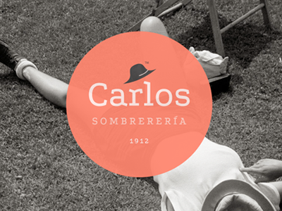 Sombrerería Carlos branding carlos graphic design hat logo logos personal sombrería vintage