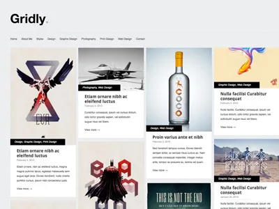 Gridly - a free WordPress theme!!! free themes wordpress themes