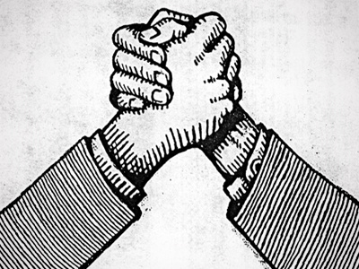Help Ink Poster goldlunchbox hands help ink karl hebert