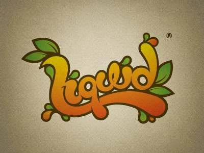 Liquid brand green juice liquid logo mark water yellow