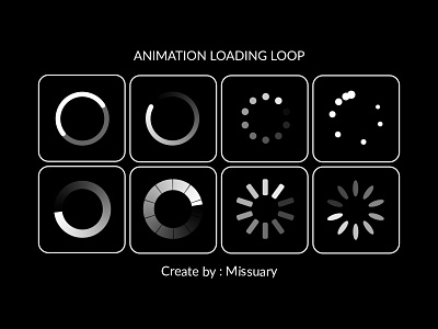 Animation Loading Looping Motion Graphic after effects animation design graphic design icon loading looping motion graphics ui