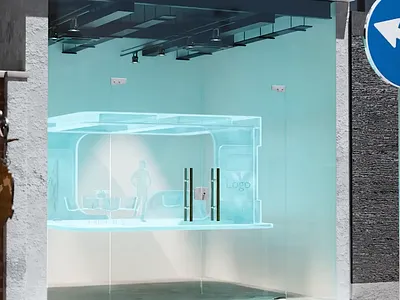 Exhibition booth designing CGI animation 3d animation blender branding cgi exhibition exhibition booth lighting motion graphics rendering