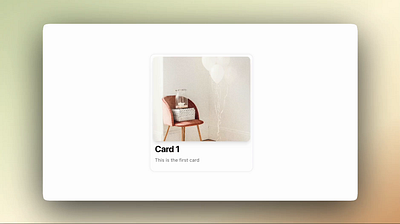 Stacked Cards Interaction animation card cards interaction ui web design