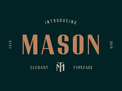 Mason Sans Serif Font font glamorous font green font masculine font mason sans serif font sans serif font sophisticated font typeface font