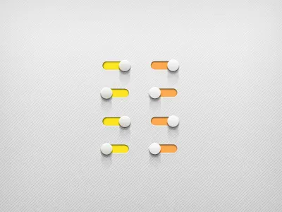 Cute Micro Sliders knobs sliders ui