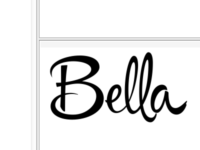 Bella with Hipster Script bella hipster lettering ligatures