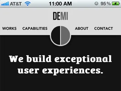 Demi Mobile circle demi iphone mobile type