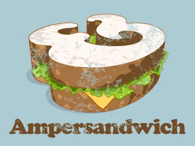 Ampersandwich c4d dumb puns sandwich