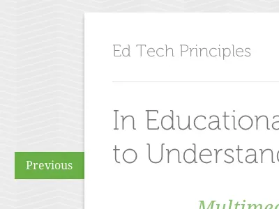 Educational Technology App app css3 html5 jquery slideshow