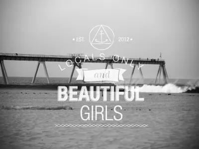 Locals Only and Beautiful Girls anchor identity locals ocean surf type