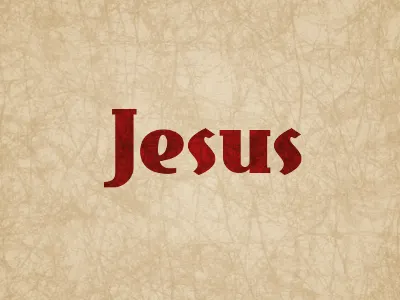 Worthy fiber jesus revelation scripture serif texture