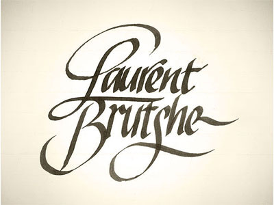 Laurent Brutsche options caligrafia calligraphy lettering tipografia typography