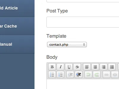 Create Post beryl cms create post