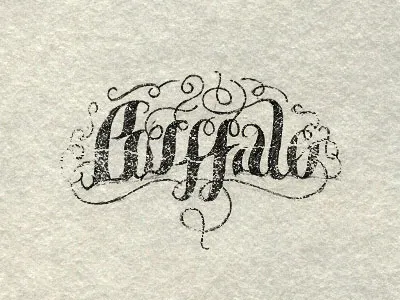 Buffalo brand branding identity lettering logo logotype type typography