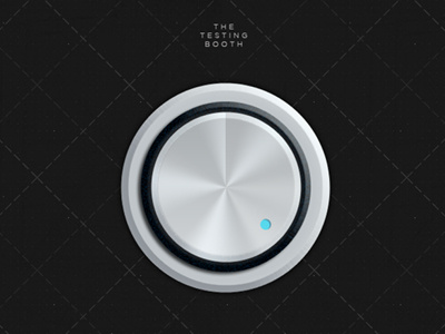 The testing booth button... blue icon interface photoshop texture ui