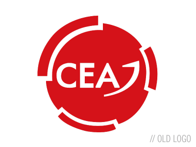 New construction of CEAJ's logo animation ceaj circle construction logo red