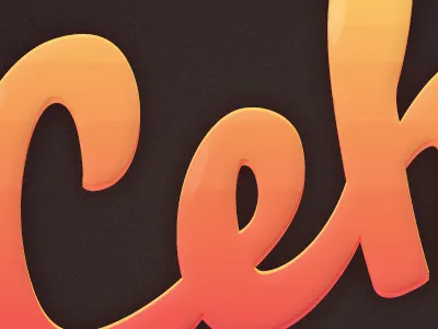 Candy Ceh (personal logo) branding bright candy chunky cursive font identity illustrator logo personal photoshop shiney