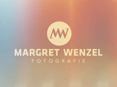 Photographers Logo brand circle corporate design identity initials logo mark monogram mw photography