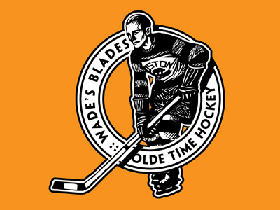 Wade S Blades T Shirt illustration logo