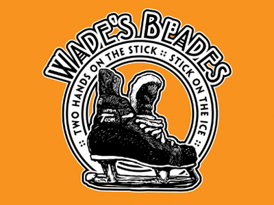 Wade's Blades Jersey illustration logo