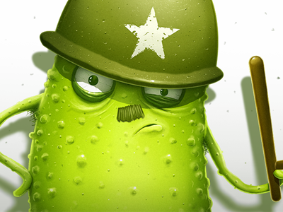 Pissed Pickle artwork illustration