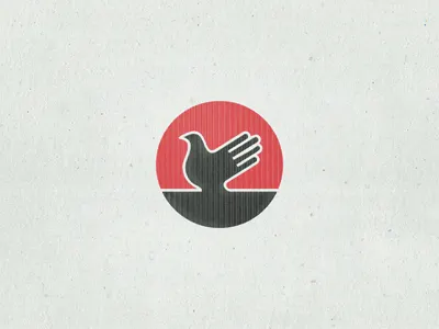 Key Visual ... bird draft hand key visual logo typography