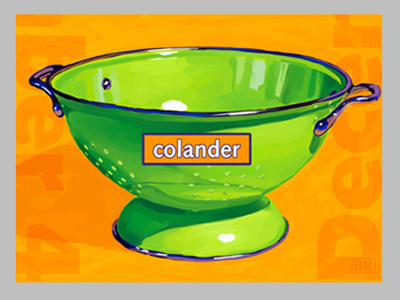 Colander illustration