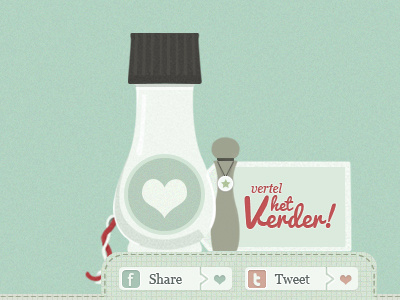 Pikante Pimpernel blog design facebook illustration kitchen retro tag twitter