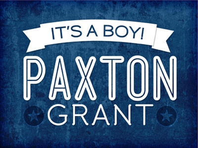 It's A Boy! announcment baby boy its a boy joy rapture