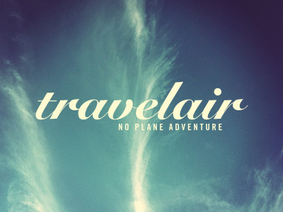 Travelair air airplane blue essence logo logotype nostalgic plane script sky travel travelair type typography vintage