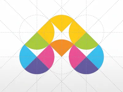 Letter A - 'Personal Project' construct letter logomark matjak