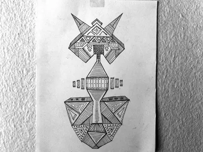 ser 0.1 draw hand drawn illustration ink lines pen