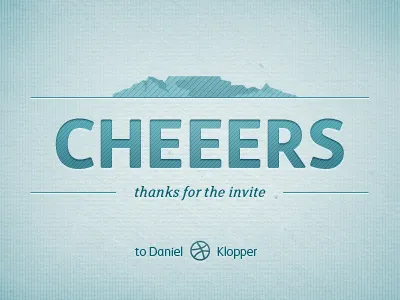 Dribbble Invite invite